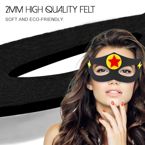 iROLEWIN Superhero-Cape and Mask for Adults Women Men Super Hero Dress-up Costume Spirit Day Team Halloween Party Favors Gift