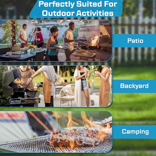 Fire Riot Deep Fryer with Double Burner Propane Stove Outdoor, 2×18QT Aluminum Pots & Frying Baskets, 100,000 BTU High-Pow...