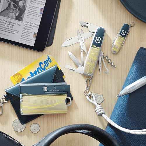 Victorinox Live to Explore Classic Swiss Card, 10 Function Swiss Made Multitool Card, New York Style
