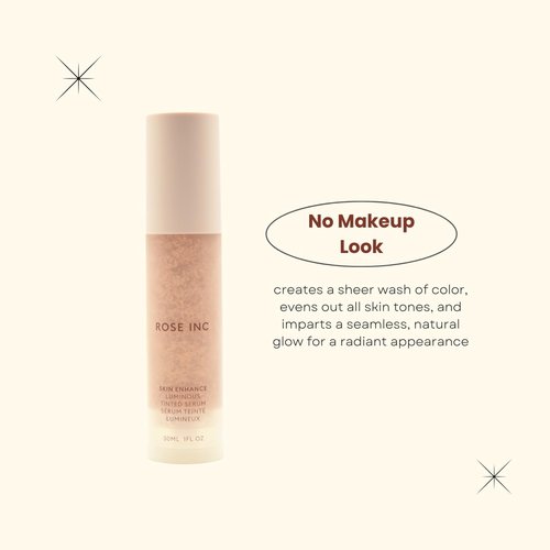 ROSE INC Skin Enhance Non-Comedogenic Skin Tint Serum Foundation 40