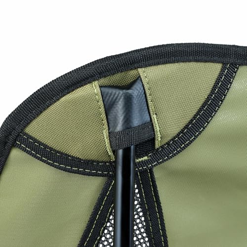 Lightweight Portable Essential Folding Camping Chair,Sturdy with X-Frame,120kg Capacity,Foldable with Carry Bag,Quick Setu...