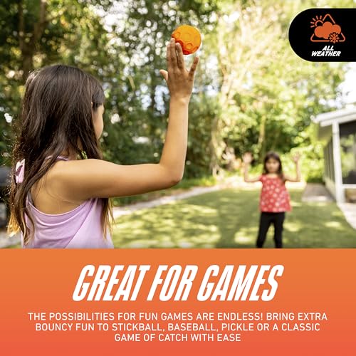 Nerf Extreme High Bounce Ball - Kids Bouncy Ball for Games + Sports - Indoor + Outdoor Fun - Durable + Lightweight Kids To...