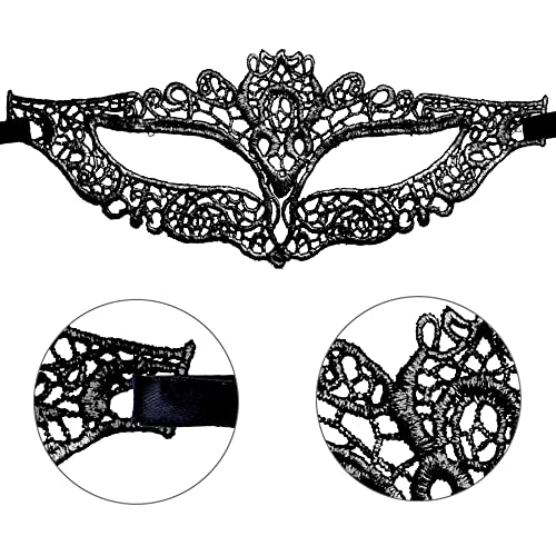 SIQUK 20 Pieces Lace Masquerade Mask Women Venetian Masks