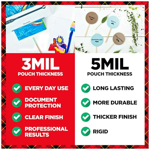 Scotch Thermal Laminating Pouches, 200 Count, Clear, 3 mil., Ideal Office or School Supplies, Fits Letter Sized Paper (8.9...