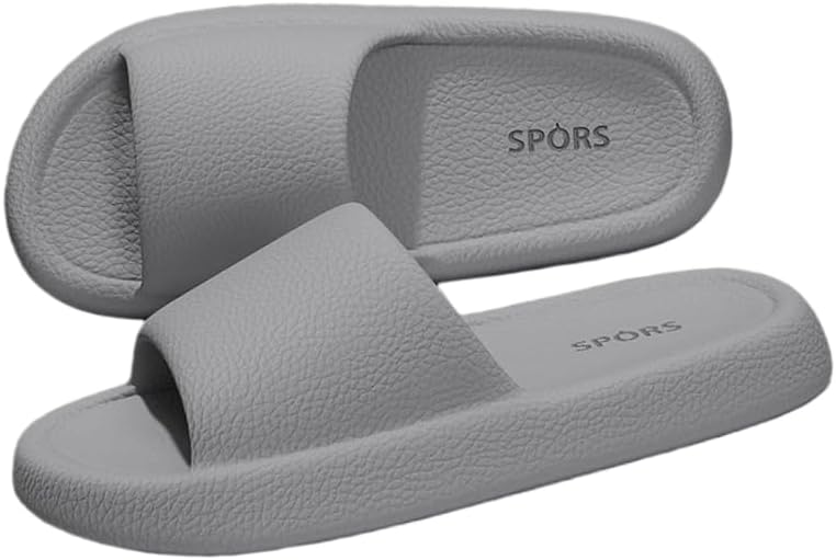 Shower Shoe Non-Slip Slipper for Men Women Open-toe Quick Drying Lightweight Dorm Slippers For Bathroom House Outdoor