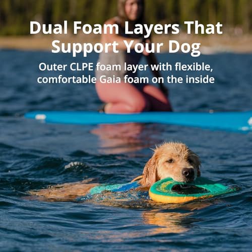 Ruffwear, Float Coat Dog Life Jacket & Lunker Toy Bundle – Adjustable Dog Life Vest for Swimming with Floating Tug Toy for...
