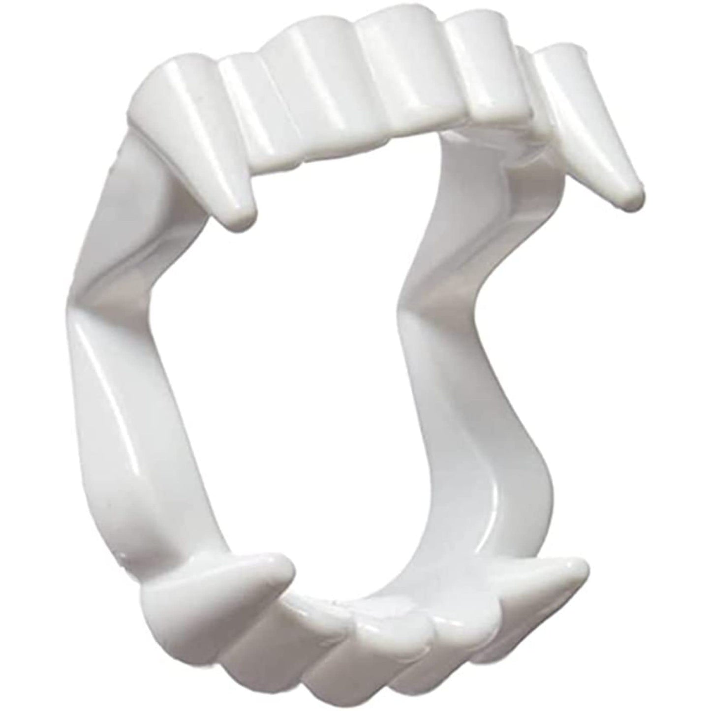 DELIGHTBOX 12 Vampire Fangs Plastic Teeth, Werewolf Masquerade Teeth Dress Up Costume Fangs Halloween Cosplay Party Favors for Supplies Masquerade Christmas