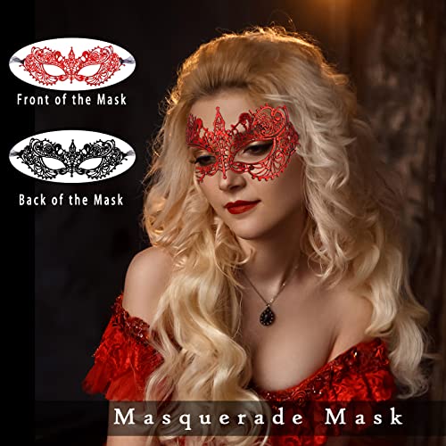 Takmor Lace Masquerade Mask for Women, costume mask lace mask for masquerade party for Costume Venetian Valentine's Day
