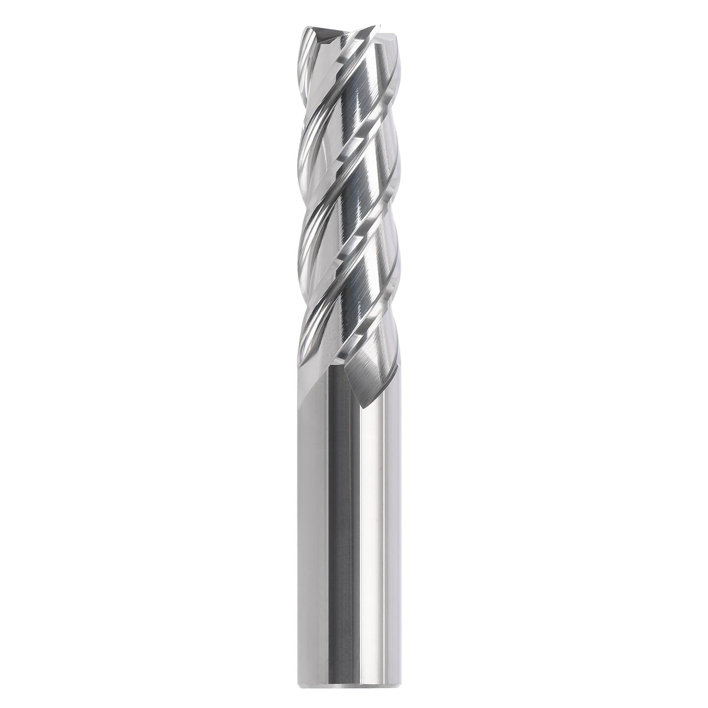 MYS Cermet End Mill Set -4Flute- 16mm Shank 100 for Milling Machine, CNC Router Bits Carbide Speed Square Nose for Hardened Steel,Torno para Metal -HRC68- Uncoated