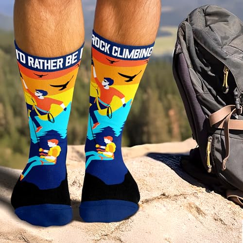 Rock Climbing Gifts - Innovative Rock Climbing Socks, Ideal Gift for Climbers, Unique Gifts for Men, Enhancing Climb Exper...