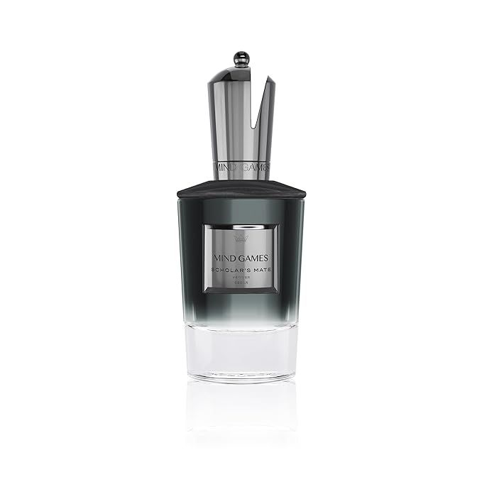 MIND GAMES Scholar's Mate - Luxury Perfume with Notes of Cardamom, Bergamot & Sandalwood - Elegant Extrait de Parfum for Women & Men - Soft & Smooth Perfume - 100 mL/3.4 oz