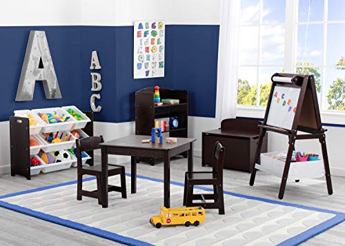 Delta Children MySize Kids Wood Table and Chair Set (2 Chairs Included) - Ideal for Arts & Crafts, Snack Time, Homework & ...