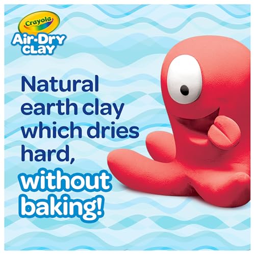 Crayola Air Dry Clay (5lbs), Teacher Supplies, Natural White Modeling Clay for Kids, Sculpting Material, Bulk Craft Suppli...