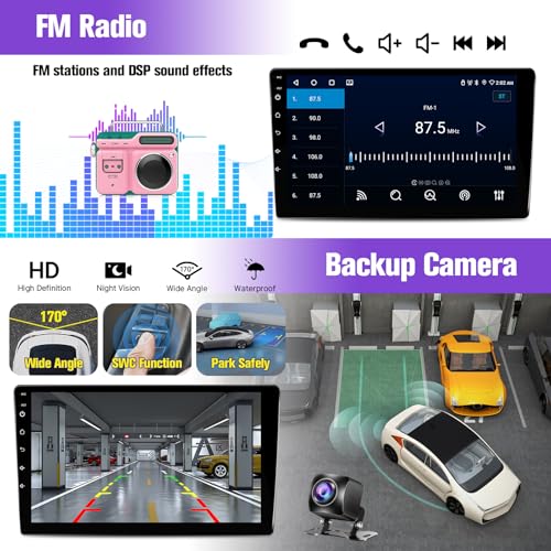 Car Stereo Radio for Honda Civic 2012 2013 2014 2015, Wireless Carplay Android Auto, 9 inch IPS Screen for Civic, GPS Navi...