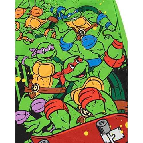 Teenage Mutant Ninja Turtles Boys Swim Shorts | Kids Graphic Swimming Pants | TMNT Drawstring Waistband Swimwear Trunks