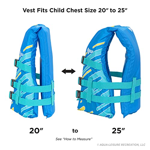 Oceans 7 US Coast Guard-Approved, Type III Kids Life Jacket – Personal Flotation Device with Comfortable Flex-Form-Fit Ope...