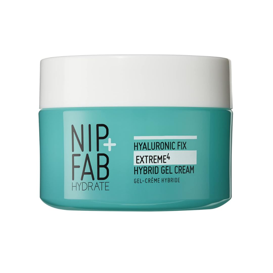 Nip + Fab 2% Hyaluronic Acid Gel Cream for Face Anti-Aging Hydrating Moisturizer for Fine Lines and Wrinkles, Skin-Plumping Skin