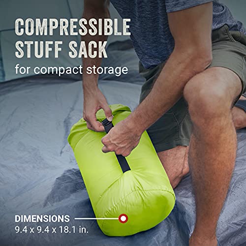 Coleman Kompact Sleeping Bag, Indoor/Outdoor Lightweight Sleeping Bag for Adults, 20°F/30°F/40°F Options for Camping, Hiki...