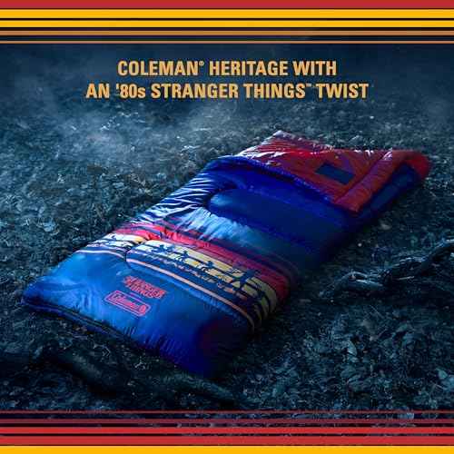 Coleman Stranger Things Outdoor Gear Collection, Limited Edition Stranger Things & Coleman Upside Down Camping Assortment, Cooler/Chair/Tent/Sleeping Bag