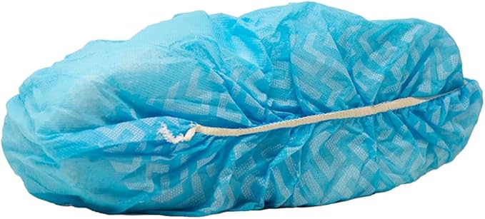 Tronex Non Slip Nonwoven Medical Disposable Shoe Cover, Fluid Resistant, Non-Skid Tread Pattern (300, Unisize)