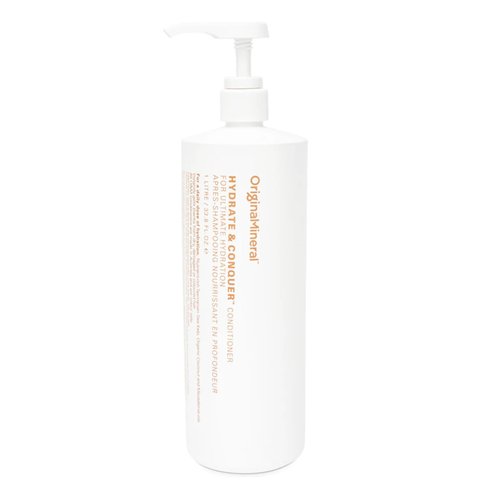O&M Hydrate & Conquer Conditioner, Deep Moisturizing Dry, Damaged Hair Conditioner, Organic Coconut Oil, Vitamin C, Amino Acids, Color Safe, Vegan, Sulfate Free, Cruelty Free, Made in Australia, 1L