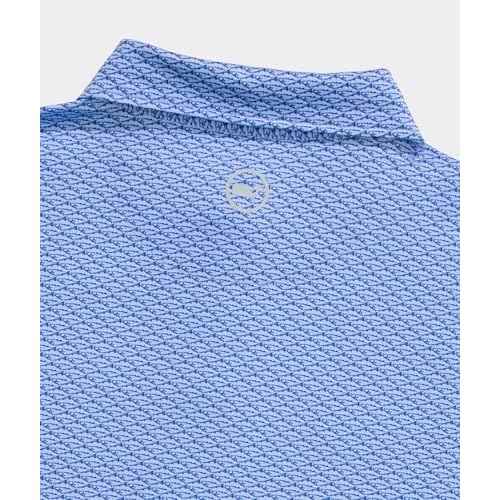 vineyard vines Mens Printed Sankaty Performance Polo