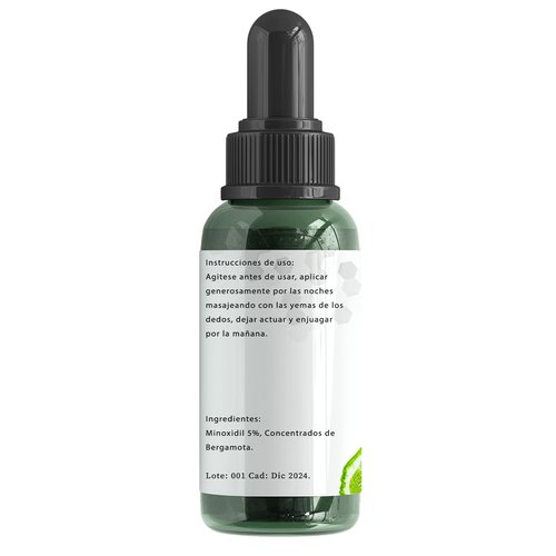 Shampoo and Treatment Set Minoxidil 5% and Bergamot MINOXIDILBER