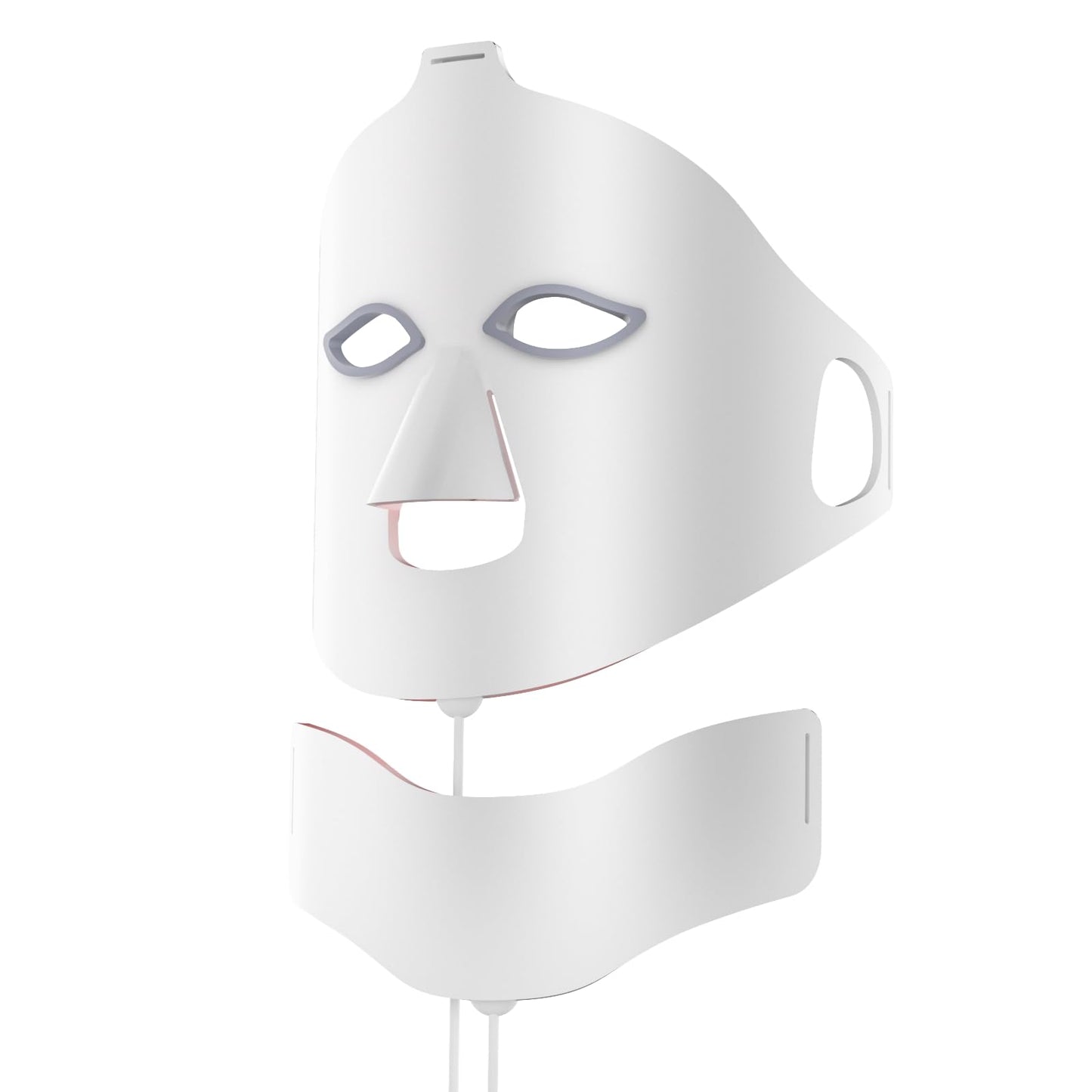 Facego Red Light Therapy for Face and Neck - 7 Colors Red Light Mask, Facial Skin Care Device, Portable, Rechargeable and Ergono