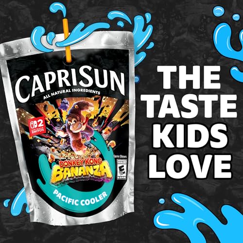Capri Sun Pacific Cooler Mixed Fruit Flavored Juice Drink Blend, 30 ct Box, 6 fl oz Pouches