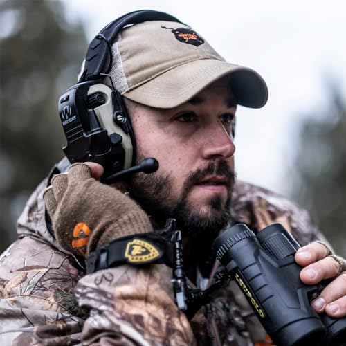 WALKER'S Razor Walkie Talkie Attachment - 22 Channels 3 Miles Range Distance Voice-Activated Handsfree Communication Devic...