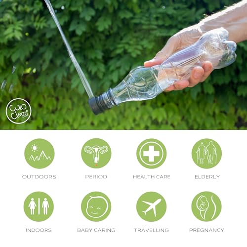 CuloClean Portable Bidet for Toilet, Travel, Hiking or Camping. Compatible with Every Bottle. Ultralight (12g, 0.42 oz). (...