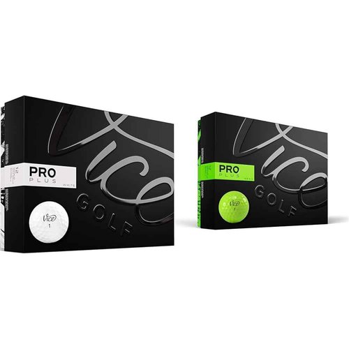 VICE Pro Plus White Golf Balls Bundle | 12 Golf Balls