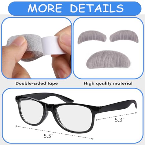 Yaliuliu Old Man Costume for Kids and Boys – 100 Days of School Costume Boys Dress Up, Grandpa Costume with Hat, Glasses, ...