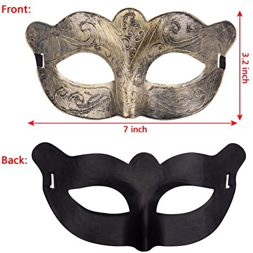 FEQO 16 Pieces Masquerade Masks Vintage Antique Masks Venetian Masks