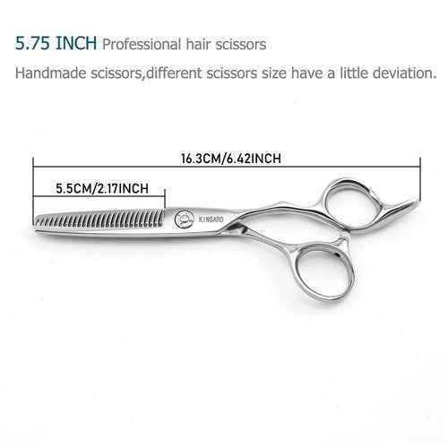 7 INCH barber scissors hair cutting scissors sliding cutting scissors 5.75 INCH hair thinning scissors thinning shears Kinsaro