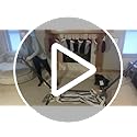 SZHLUX Double Hammock with Stand Included 450lb Capacity Steel Stand, Premium Carry Bag Included.Indoor Outdoor Brazilian-...