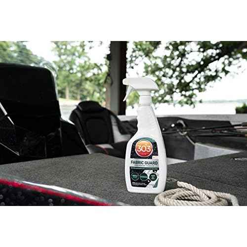 303 Products Marine Fabric Guard ? Water Repellent & Stain Shielding Fabric Spray, Safe for All Outdoor Upholstery, Simple & Easy to Use, Protectant Spray for Boats, 16oz (6 Pack)