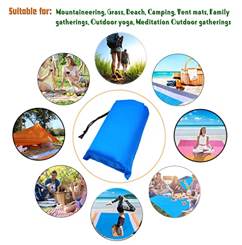 Acazmpar Waterproof Camping Tarp, Ultralight Tent Footprint Backpacking Tarp for Camping, Hiking and Outdoor Activities (B...