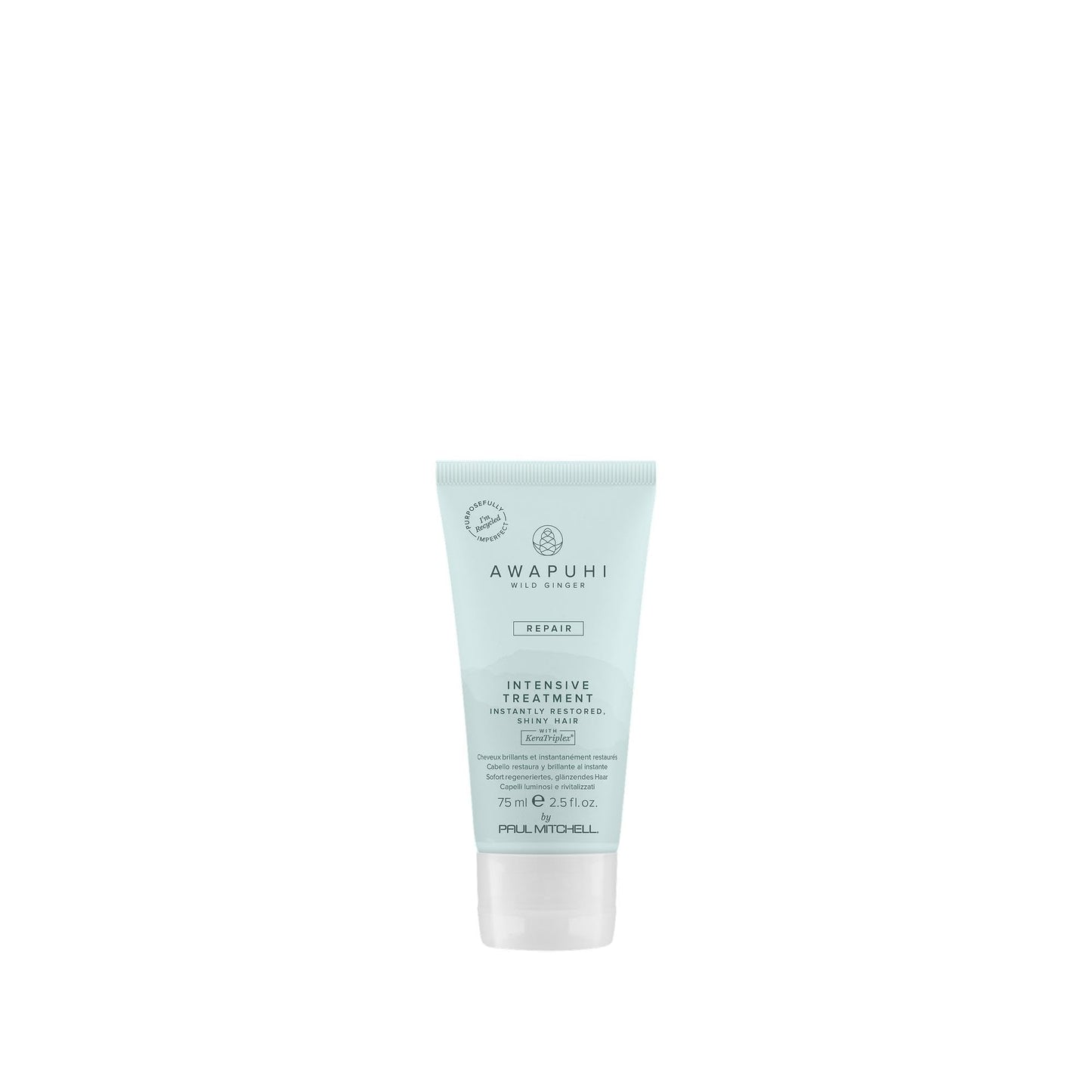 Awapuhi Wild Ginger by Paul Mitchell Intensive Treatment, Rebuilds + Repairs, For Dry, Damaged + Color-Treated Hair, 2.5 fl. oz.