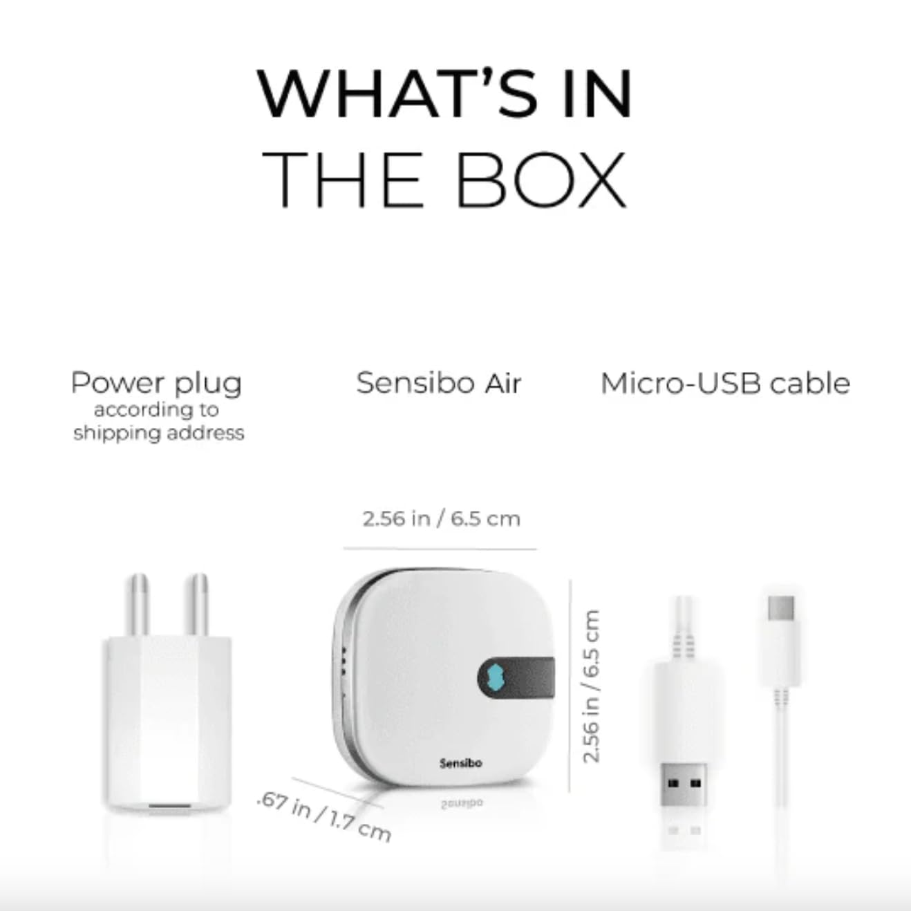 Sensibo Air - Smart Air Conditioner Controller. Apple HomeKit Certified. 60-Seconds Installation. Maintains Comfort and Energy Saving Features. Compatible with Google, Alexa, Apple HomeKit & Siri
