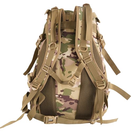 aiGear Tactical Backpack for Men, 25L Military Backpack, 3-Day Bug Out Bag for Camping Hiking Hunting with Molle System Ar...