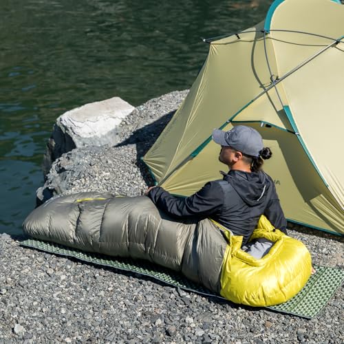 BISINNA Down Mummy Sleeping Bag for Adults 650FP Cold Weather Sleeping Bag 4 Season Compact Sleeping Bag with Compression ...