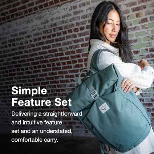 Osprey Arcane Roll Top Commuter Backpack, Matcha Green Heather