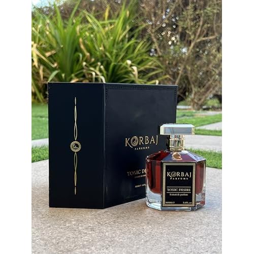 KORBAJ PARFUMS Toxic Desire - Arabian Perfume for Women and Men, EDP Mens Cologne with Cognac Oil, Oak Absolute, Cinnamon Essence, Tonka Bean - Sandalwood, Praline - Vanilla Perfume 100ml