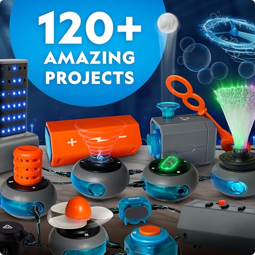 Blue Marble National Geographic Circuit Maker Kit - 120 Electronic Projects Set with Circuit Components, Educational Elect...