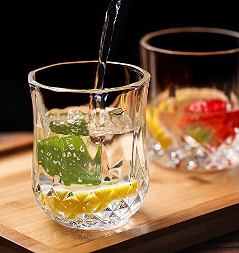 JAIEF 1.7 OZ Tequila Shot Glasses Heavy Base Shot Glass, Crystal Cordial Glasses (8)