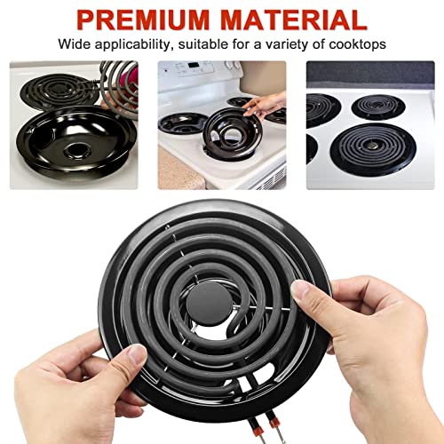 5304430149 and 5304430150 Porcelain Burner Drip Pan Bowls Replacement 318067041 and 318067051 Electric Range Cooktop By AM...
