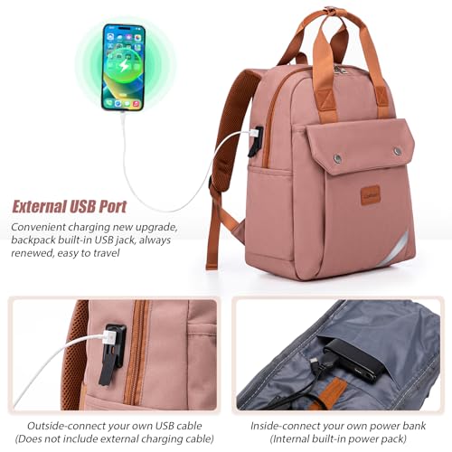 Cosbarn Travel Backpack with External USB Port, Durable Lightweight Backpack with One Laptop Compartment, Large backpack f...