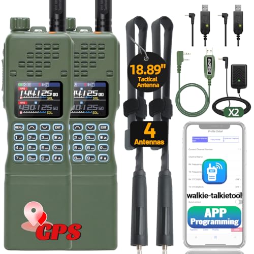 BAOFENG Radio AR-152 PRO Ham Radio Handheld 10W Rechargeable Walkie Talkies Long Range Two Way Radio NOAA Weather Radio GP...