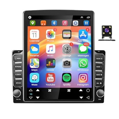 9.7 Inch Android 14 Double Din Car Stereo Radio for Nissan Maxima 2016-2023 with Wireless CarPlay & Android Auto Bluetooth...